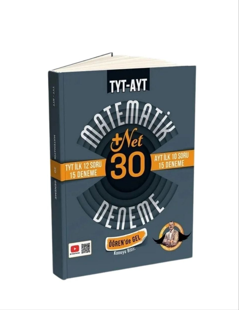 TYT İlk 12 - AYT İlk 10 Soru Matematik 30 Deneme- Öğren de Gel +22 Net - Bıyıklı Matematik