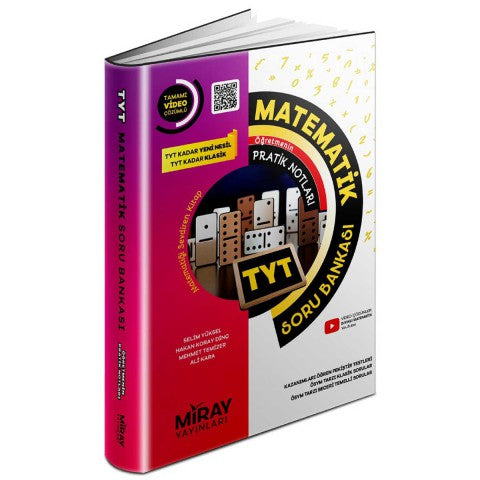 5li Bıyıklı Matematik TYT-AYT-GEO Video Ders Kitapları ve Miray Tyt -Ayt Matematik Soru Bankasık