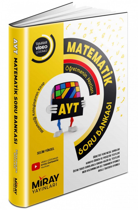 5li Bıyıklı Matematik TYT-AYT-GEO Video Ders Kitapları ve Miray Tyt -Ayt Matematik Soru Bankasık