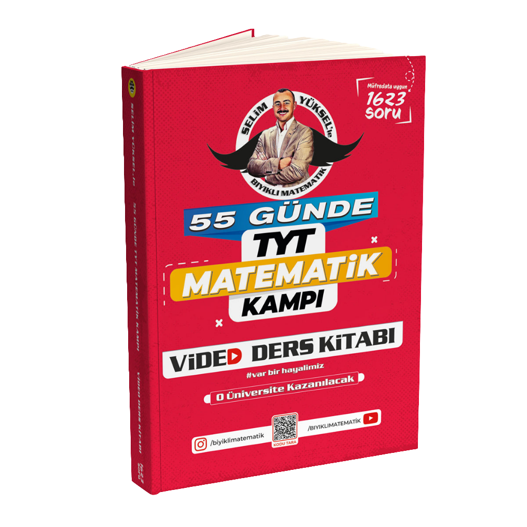 55 Günde TYT Matematik Kampı Video Ders Kitabı Selim Yüksel