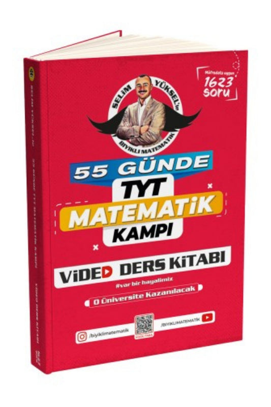 2 Li TYT Seti Bıyıklı Matematik 55 Günde Tyt Matematik Video Ders Kitabı Ve Miray Tyt Matematik Soru Bankası