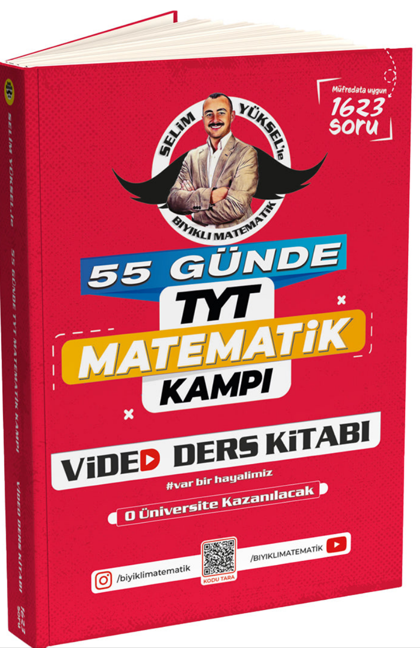 55 Günde TYT Matematik Kampı Video Ders Kitabı Selim Yüksel