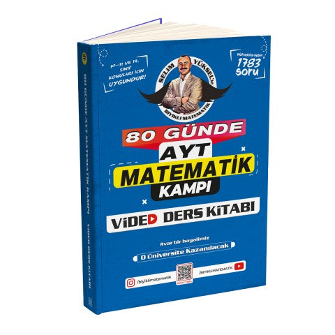 5li Bıyıklı Matematik TYT-AYT-GEO Video Ders Kitapları ve Miray Tyt -Ayt Matematik Soru Bankasık