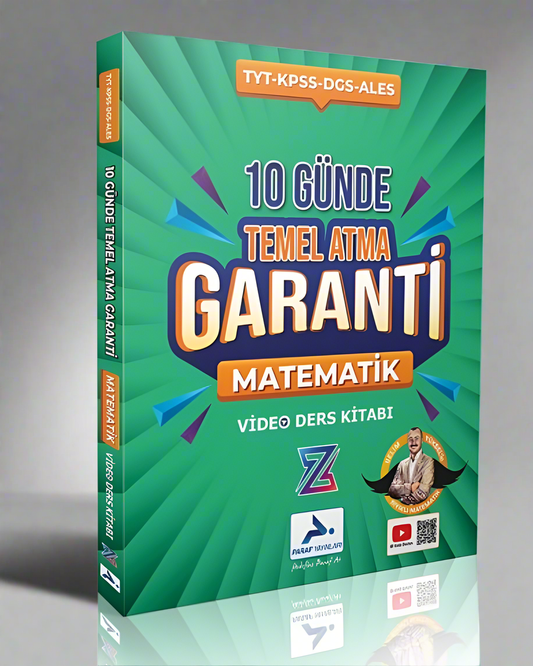 10 Günde Matematik Temeli Atma Garanti Kampı paraf yayınları - bıyıklı matematik